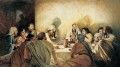 letzte Abendmahl ohne Judas Religiosen Christentum